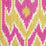 China Seas Lucaya Ikat Multi Pink Yellow Fabric Sample 7300-02