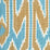 China Seas Lucaya Ikat Multi Turquoise Taupe Fabric Sample 7300-04