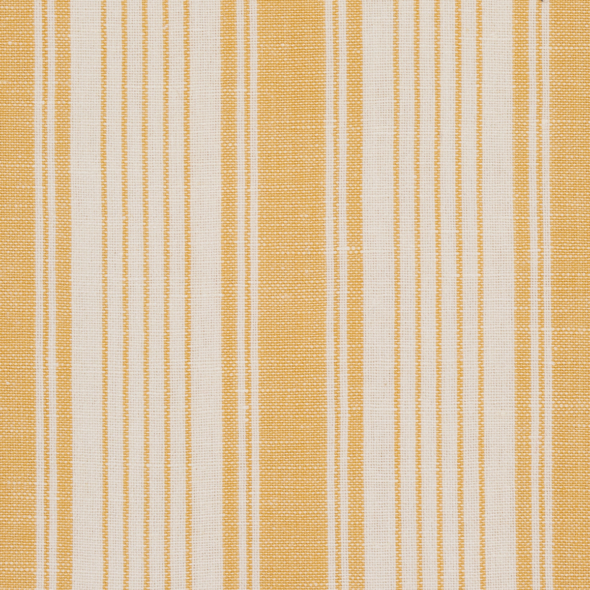 Schumacher Ojai Stripe Yellow Fabric 73006