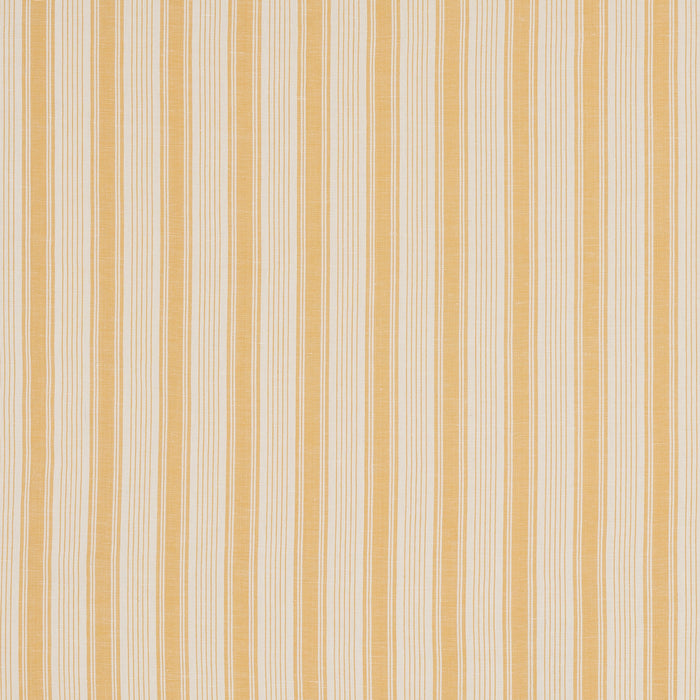 Schumacher Ojai Stripe Yellow Fabric Sample 73006