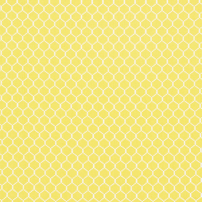 Schumacher Fishnet Yellow Fabric 73091