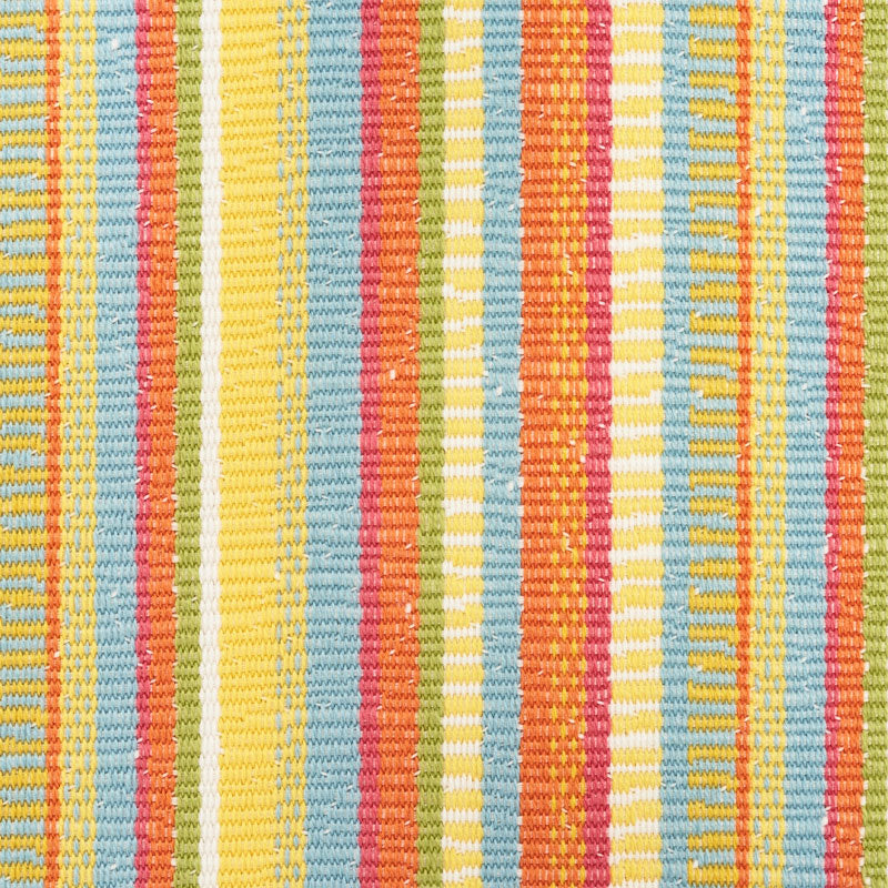 Schumacher Primavera Stripe Marigold Fabric 73110