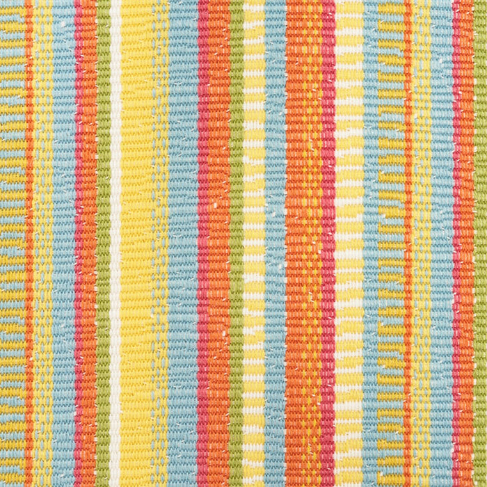 Schumacher Primavera Stripe Marigold Fabric Sample 73110