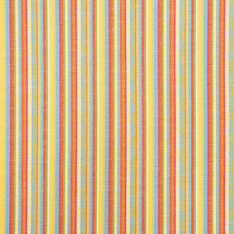 Schumacher Primavera Stripe Marigold Fabric 73110