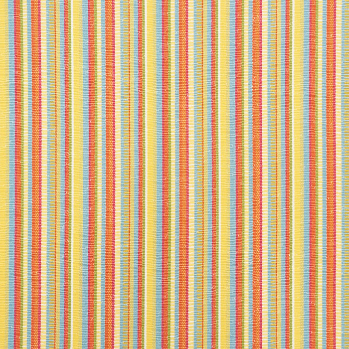 Schumacher Primavera Stripe Marigold Fabric Sample 73110