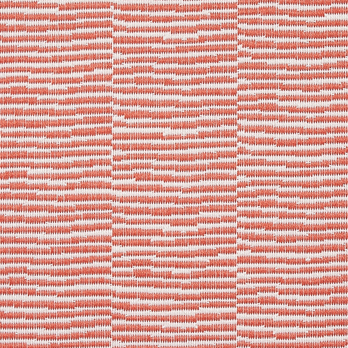 Schumacher Promenade Indoor/Outdoor Coral Fabric Sample 73134