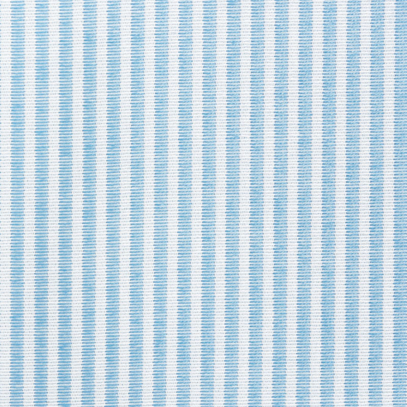 Schumacher Easton Stripe Indoor/Outdoor Sky Fabric 73150