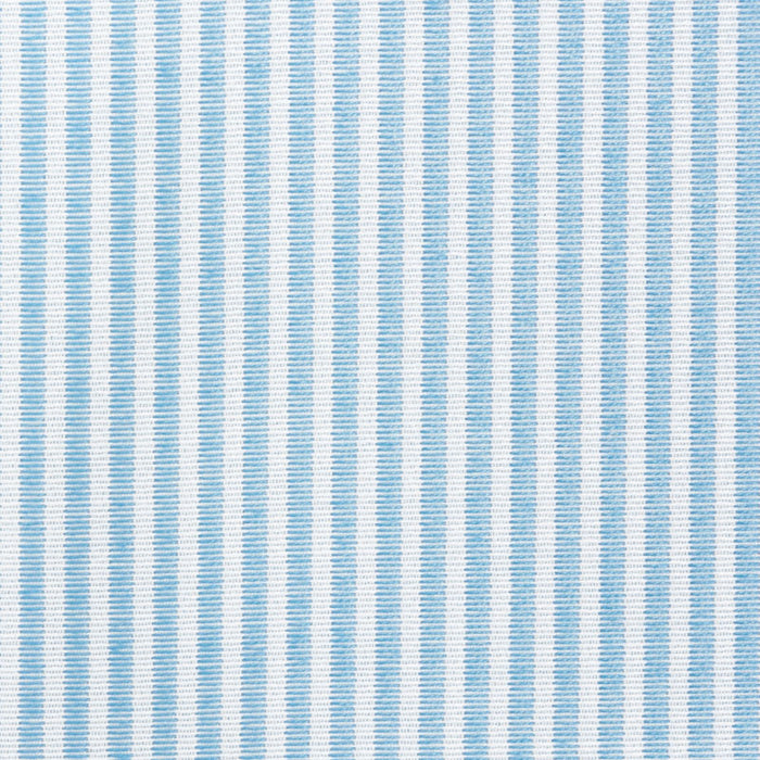 Schumacher Easton Stripe Indoor/Outdoor Sky Fabric 73150