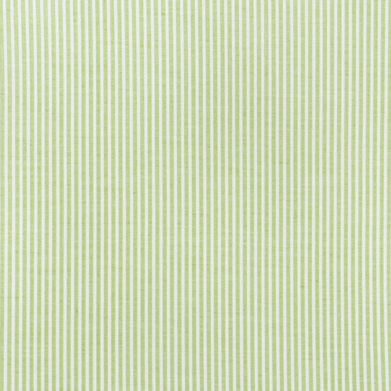 Schumacher Easton Stripe Indoor/Outdoor Leaf Fabric Sample 73151