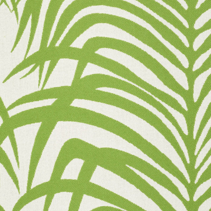 Schumacher Zebra Palm Indoor/Outdoor Leaf Fabric Sample 73171