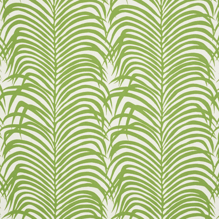 Schumacher Zebra Palm Indoor/Outdoor Leaf Fabric Sample 73171