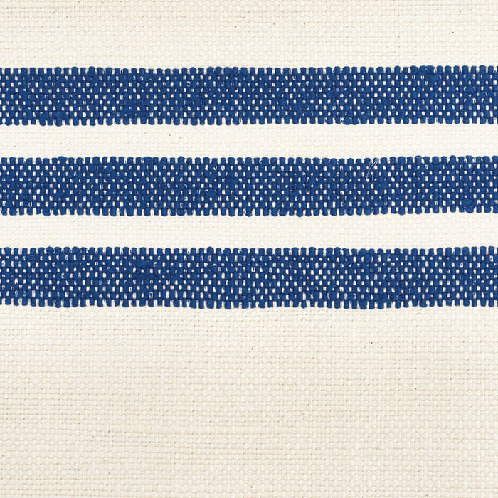 Schumacher Dune Stripe Blue Fabric 73291