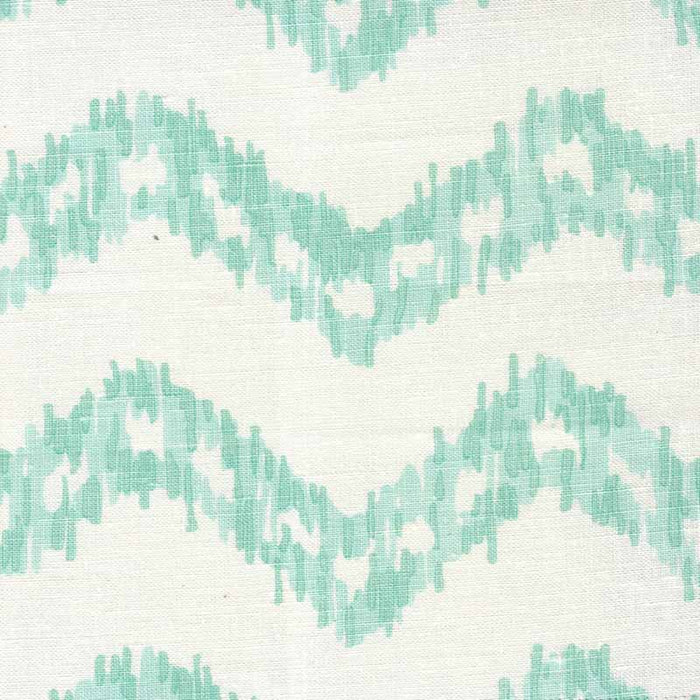 China Seas Zizi Zig Zag Aqua Fabric 7330-04W