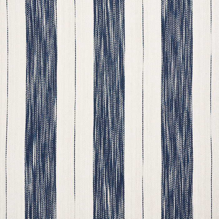 Schumacher Arroyo Stripe Indigo Fabric Sample 73311