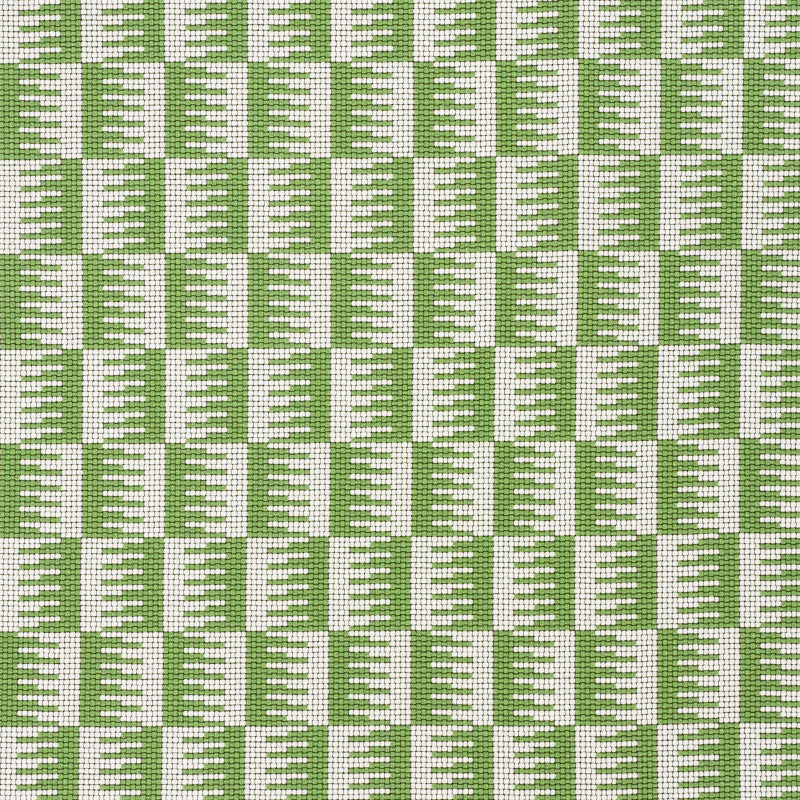 Schumacher Dovetail Indoor/Outdoor Green Fabric Sample 73321