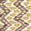 China Seas Zizi Vertical Brown Camel Gold Fabric Sample 7335V-05T