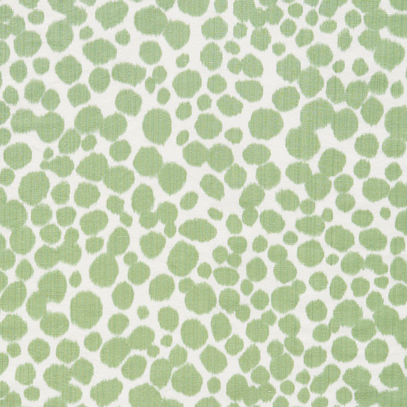 Schumacher Zoe Green Fabric Sample 73411