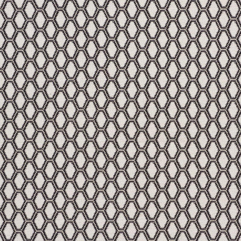 Schumacher Beehive Graphite Fabric 73422