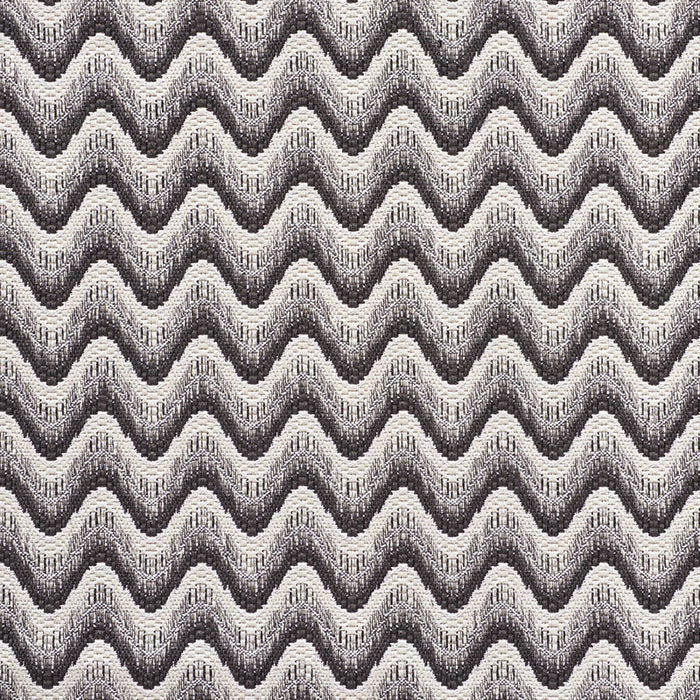 Schumacher Bargello Wave Graphite Fabric Sample 73441