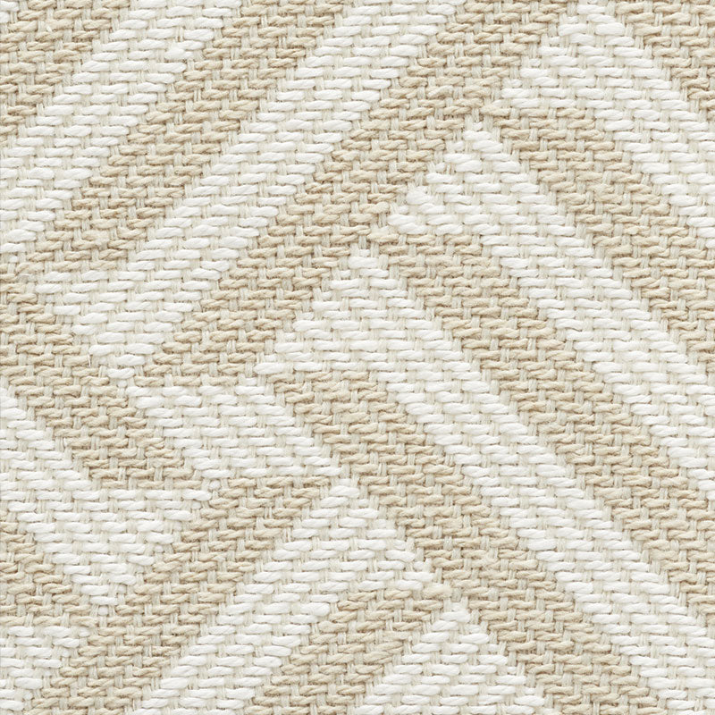 Schumacher Cross Hatch Natural Fabric Sample 73450