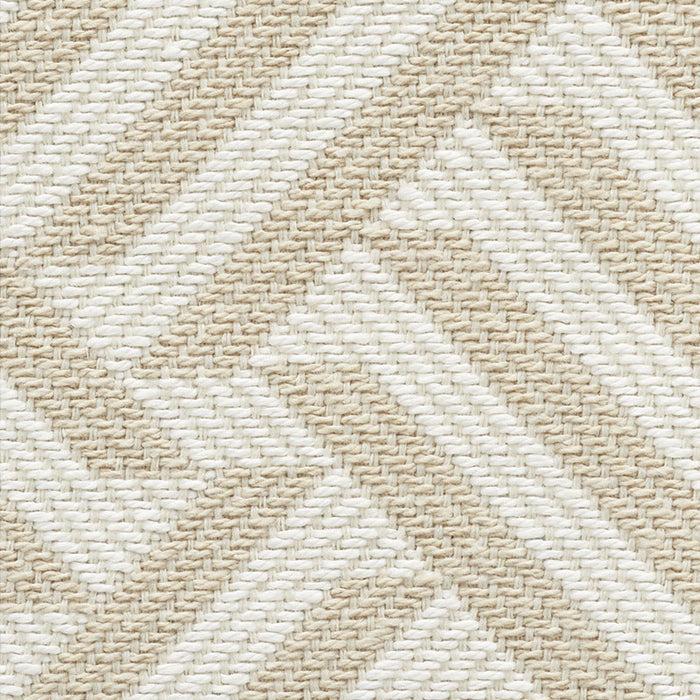 Schumacher Cross Hatch Natural Fabric Sample 73450