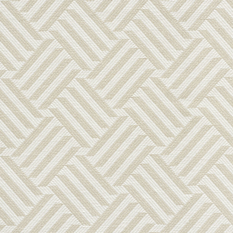 Schumacher Cross Hatch Natural Fabric 73450