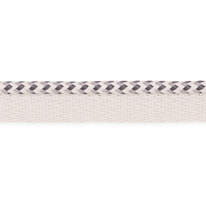 Schumacher Bolander Cord Indoor/Outdoor Grey Trim 73477