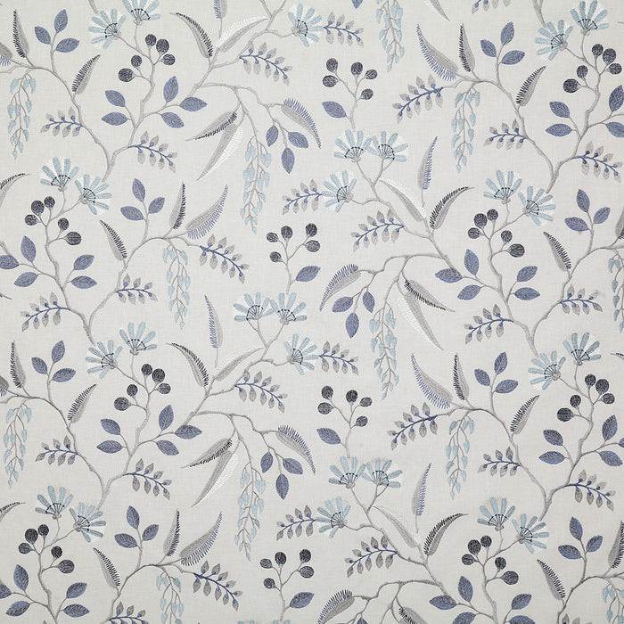 Pindler Plumes Bluebell Fabric 7356