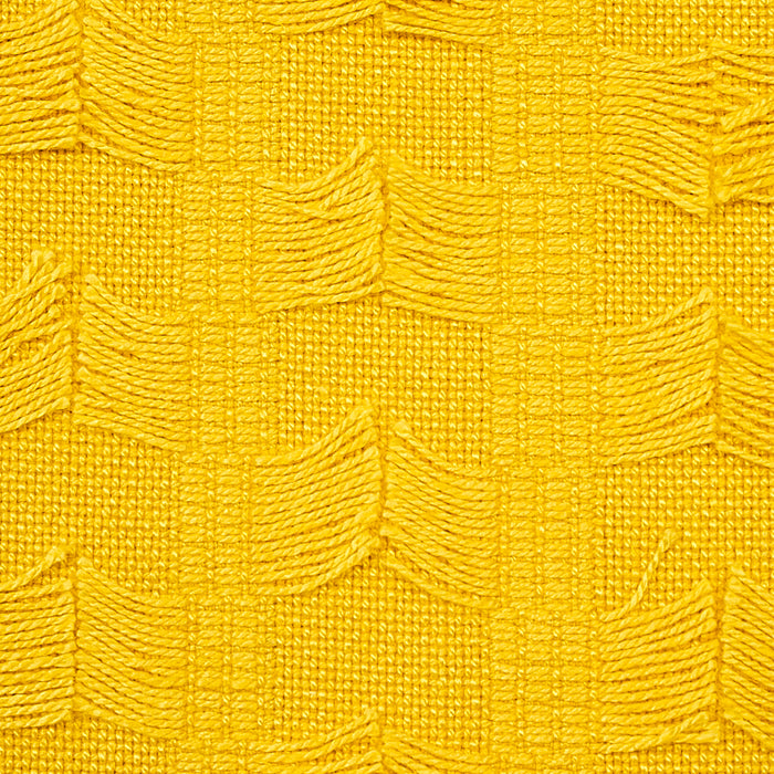 Schumacher Montego Fringe Yellow Fabric Sample 73582