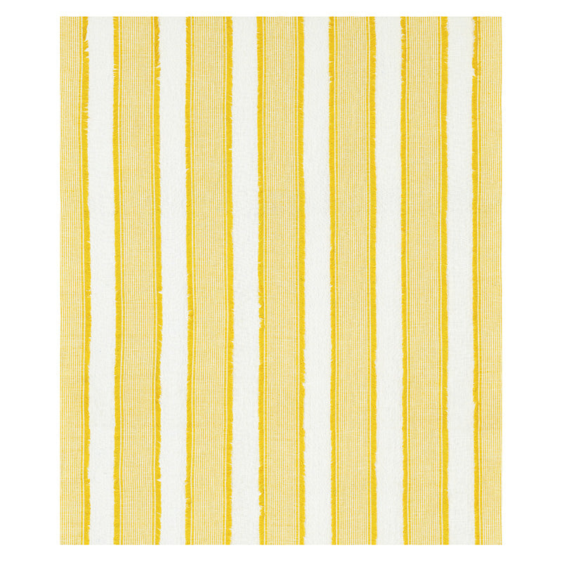 Schumacher Tulum Casement Yellow Fabric Sample 73593