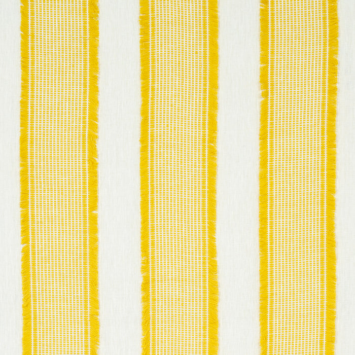 Schumacher Tulum Casement Yellow Fabric 73593