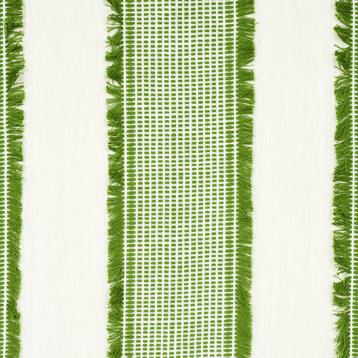 Schumacher Tulum Casement Green Fabric 73594