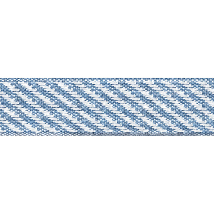 Schumacher Bobo Tape Blue Trim Sample 73603