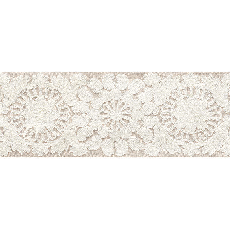 Schumacher Joelle Tape Natural Trim Sample 73620