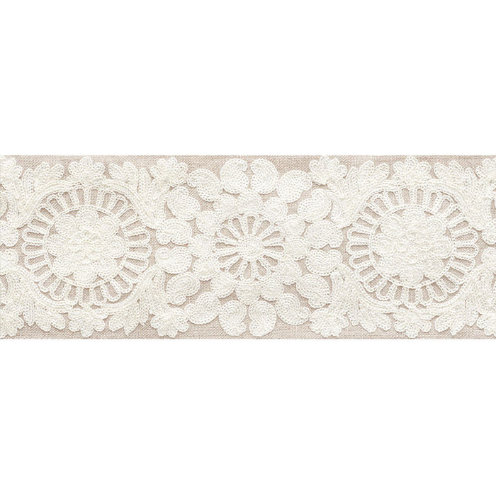 Schumacher Joelle Tape Natural Trim Sample 73620