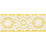 Schumacher Joelle Tape Yellow Trim Sample 73624