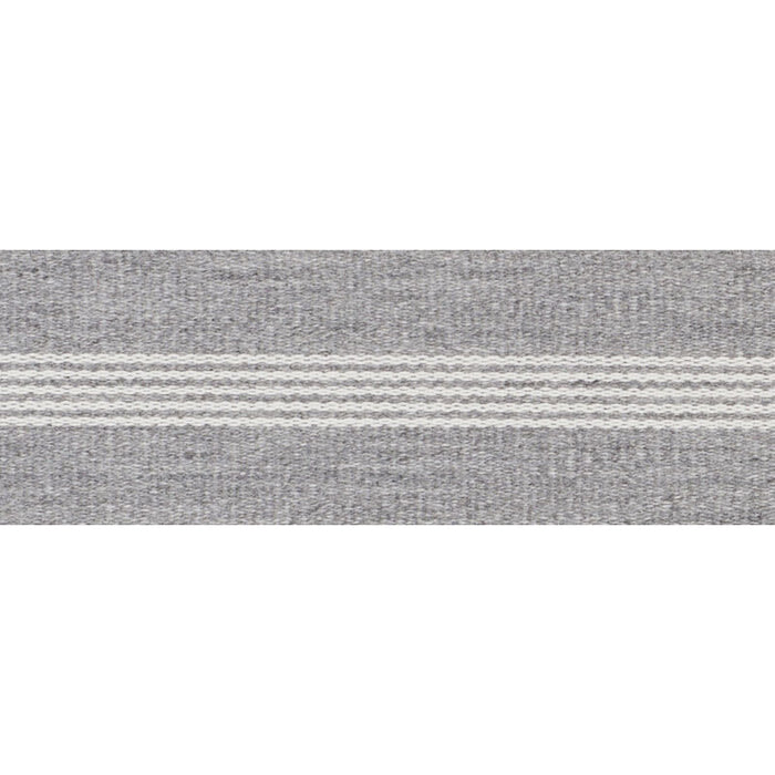 Schumacher Nilsson Tape Indoor/Outdoor Grey Trim Sample 73640