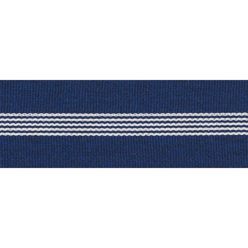 Schumacher Nilsson Tape Indoor/Outdoor Navy Trim 73642