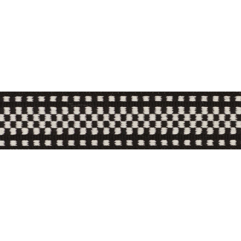 Schumacher Marta Tape Indoor/Outdoor Black Trim 73654