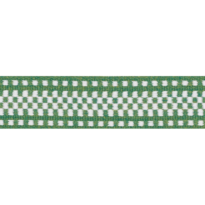 Schumacher Marta Tape Indoor/Outdoor Green Trim 73655