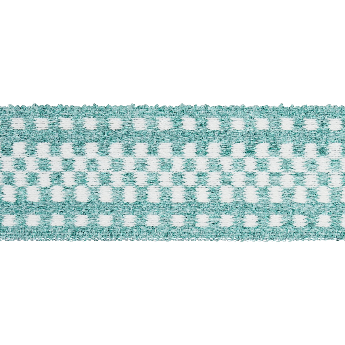 Schumacher Marta Tape Indoor/Outdoor Aqua Trim 73657