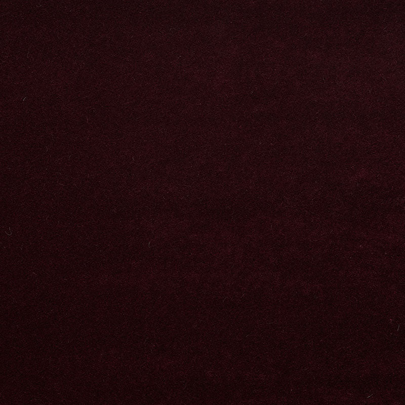 Schumacher Regal Mohair Bordeaux Fabric 73687