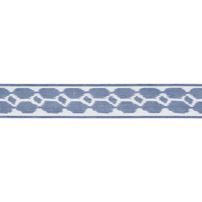 Schumacher Telia Tape Navy Trim Sample 73690