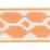 Schumacher Telia Tape Orange Trim Sample 73692