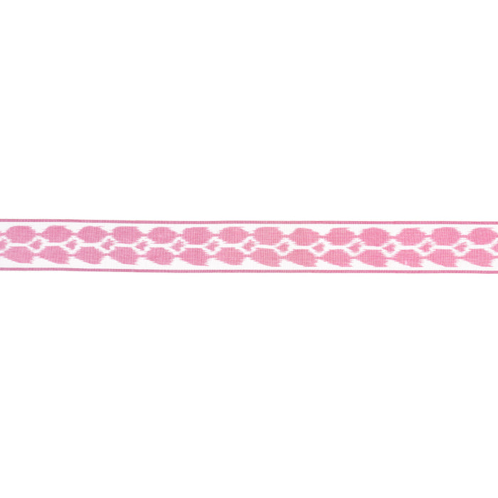 Schumacher Telia Tape Pink Trim Sample 73695