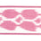 Schumacher Telia Tape Pink Trim Sample 73695