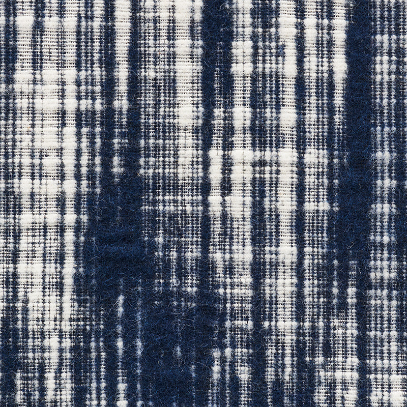 Schumacher Burashi Texture Indigo Fabric 73730