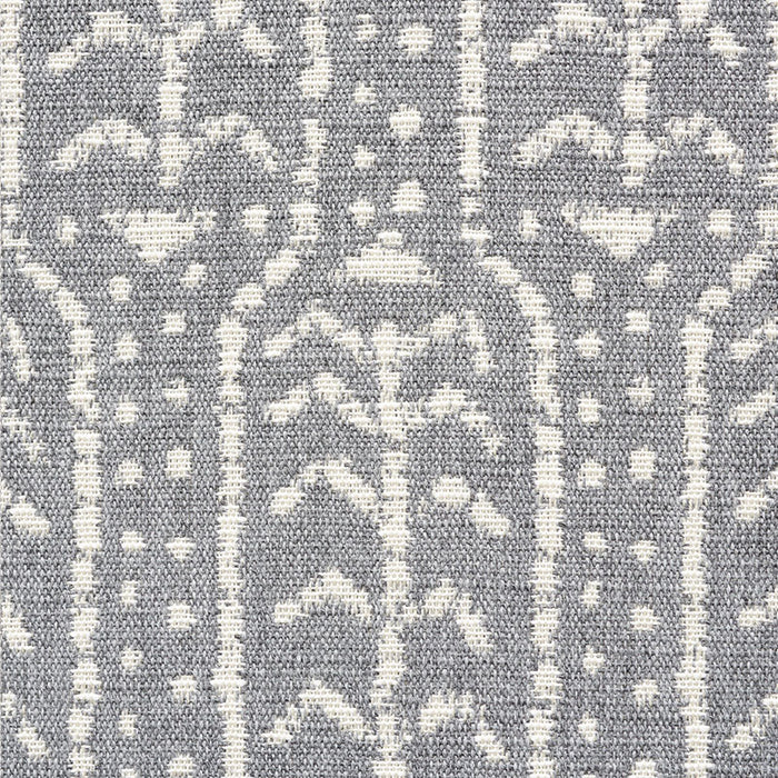 Schumacher Zonda Indoor/Outdoor Charcoal Fabric 73761