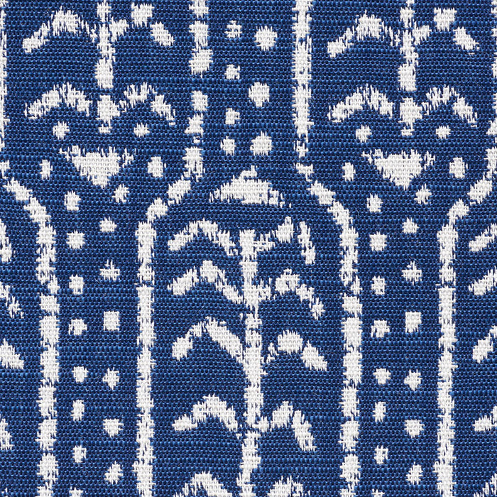 Schumacher Zonda Indoor/Outdoor Indigo Fabric 73762