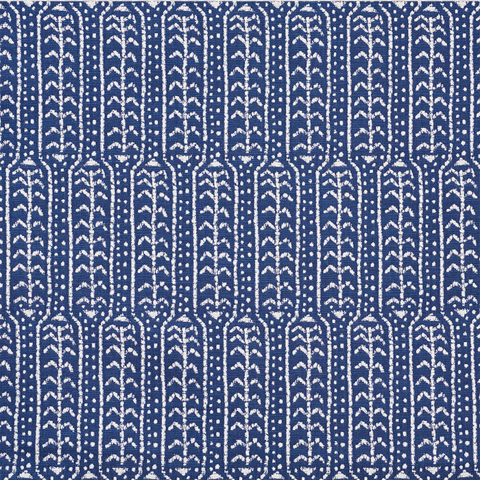 Schumacher Zonda Indoor/Outdoor Indigo Fabric 73762